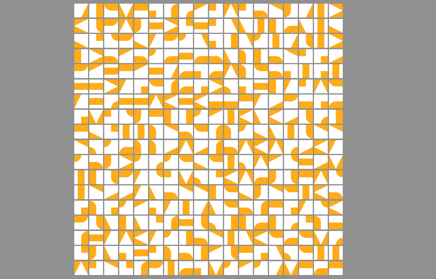 capture d'écran du générateur de carrelage